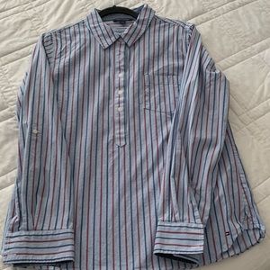 Tommy Hilfiger cotton blend blouse, size L